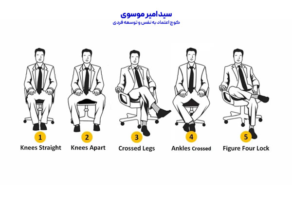  زبان بدن باز و نگاه مستقیم